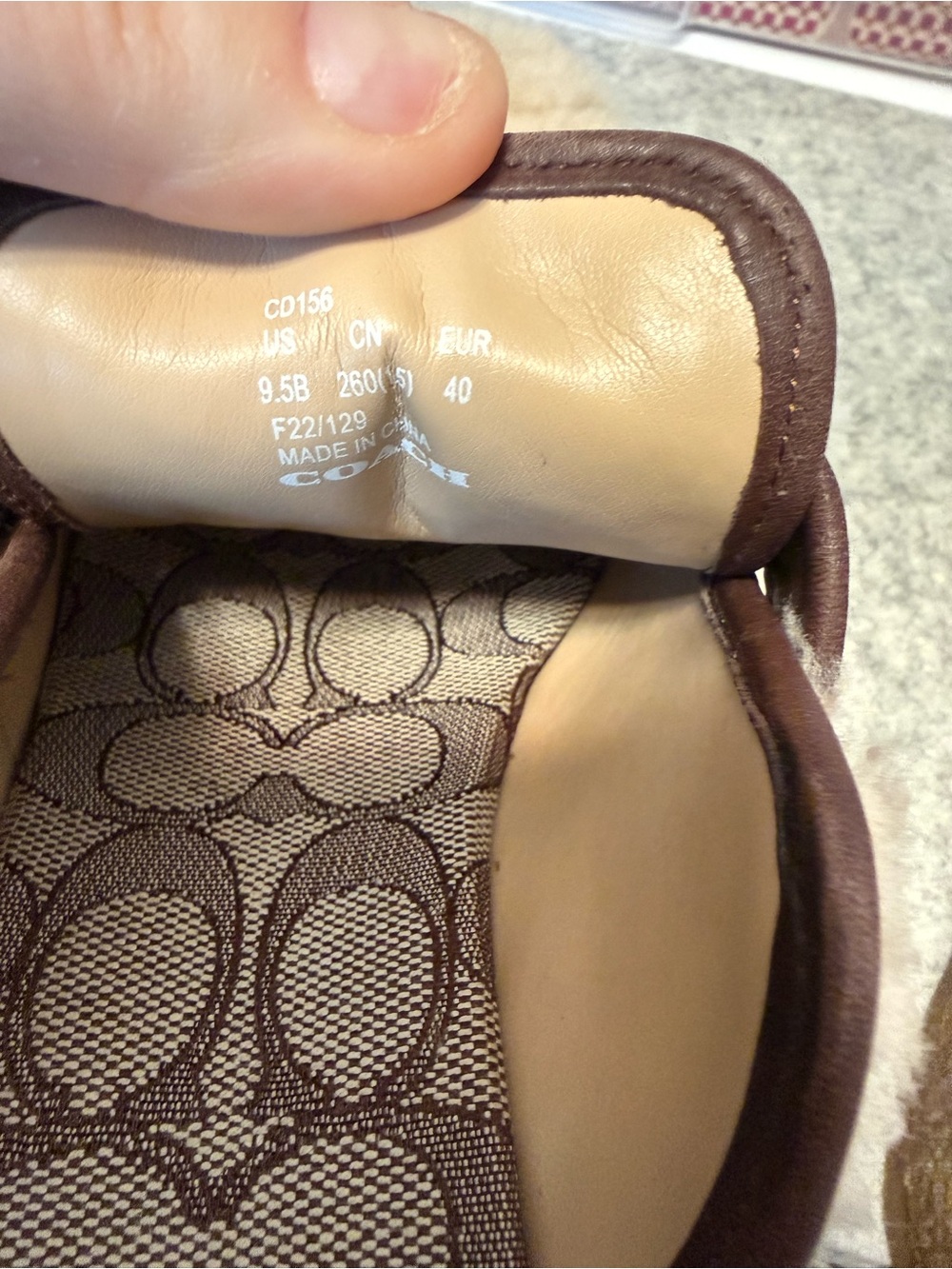 Coach Dylan Shearling Platform Clogs. Size 9.5. - Picture 7 of 9